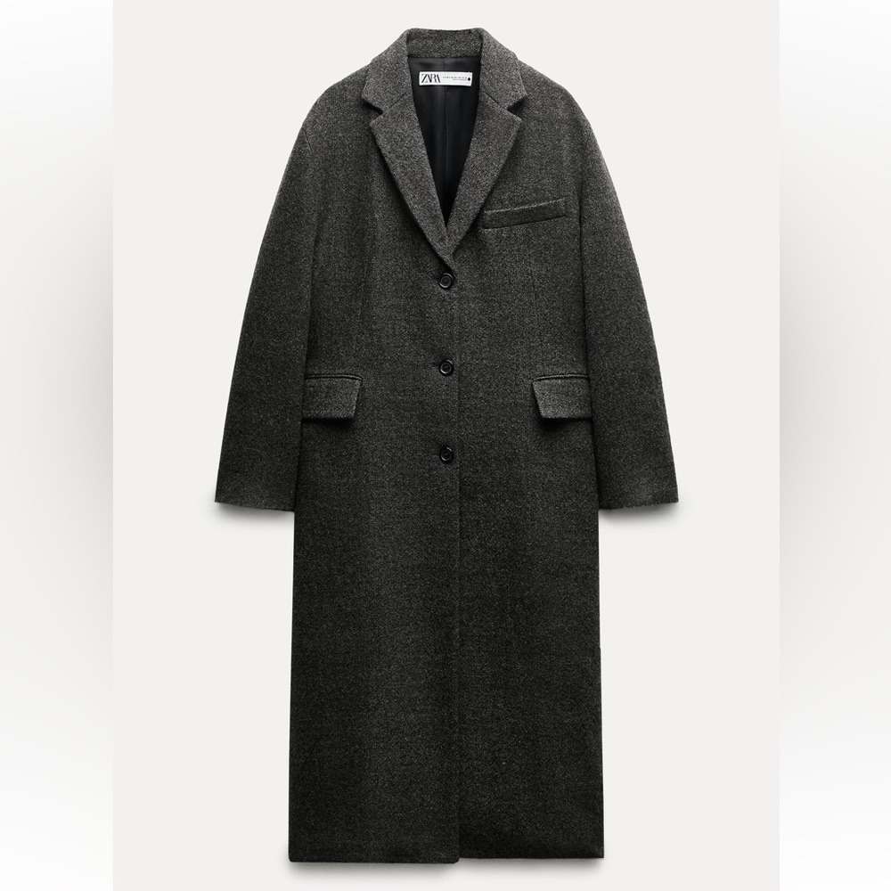 ZARA 100% WOOL COAT ZW COLLECTION